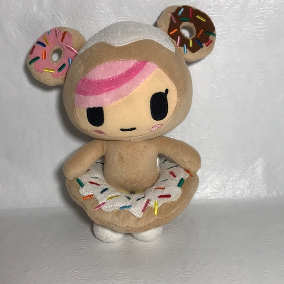 Tokidoki Donutella Plush Donut Girl Kawaii Cute Pink Japanese No Tag - Picture 1 of 5